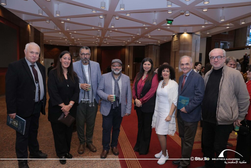 The directors of the departments of the Library of Alexandria, among the members of the Greek PIRAMATIKO ERGASTIRI Asterios Nenos and Pavlos Trochopoulos.