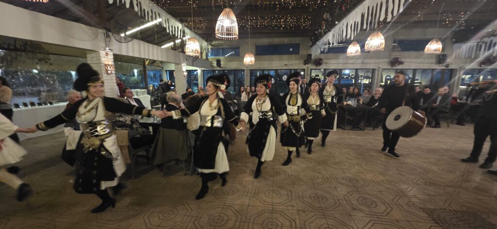 From the performance of the dance group in the Greek Community.